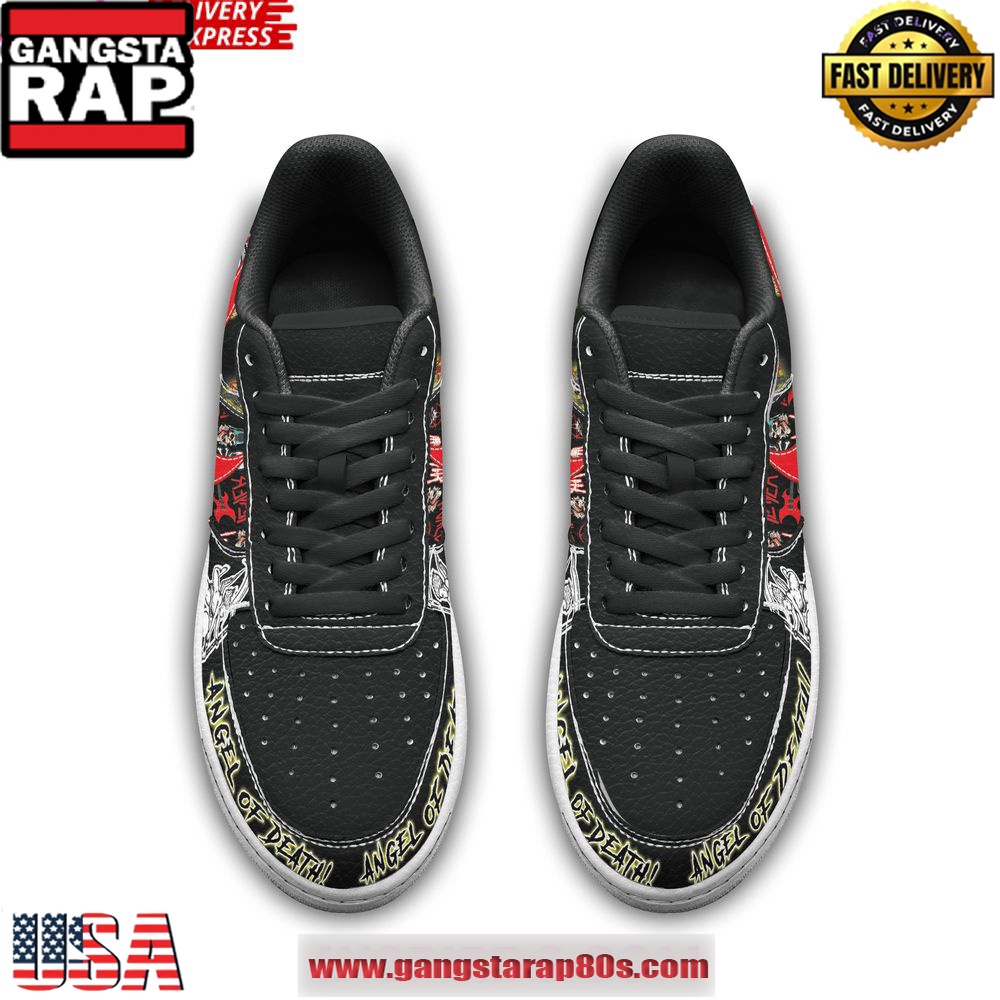 Slayer Angel of Death Limited Edition Air Force 1 Shoes Running Sneakers Slayer Angel of Death Limited Edition Air Force 1 Shoes Running Sneakers
