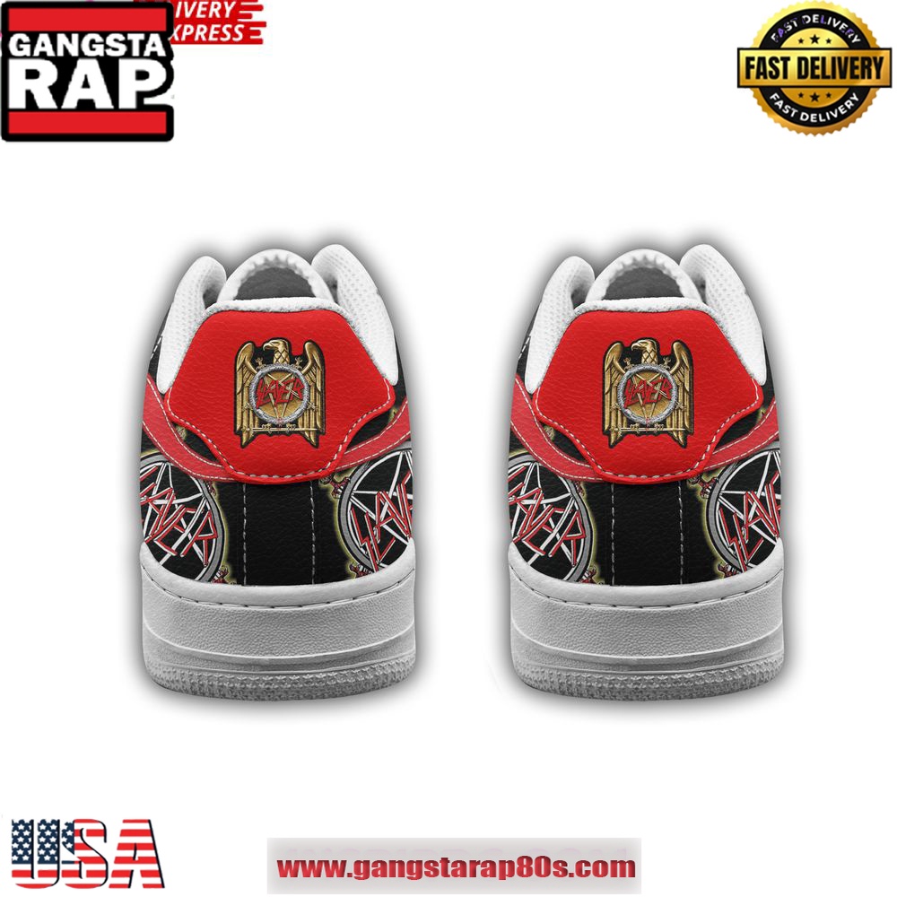 Slayer Angel of Death Limited Edition Air Force 1 Shoes Running Sneakers Slayer Angel of Death Limited Edition Air Force 1 Shoes Running Sneakers