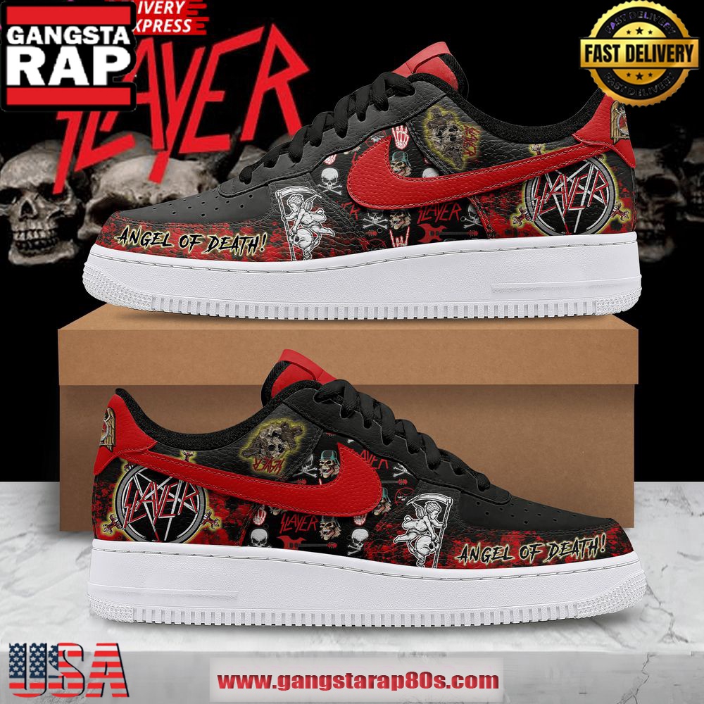 Slayer Angel of Death Limited Edition Air Force 1 Shoes Running Sneakers