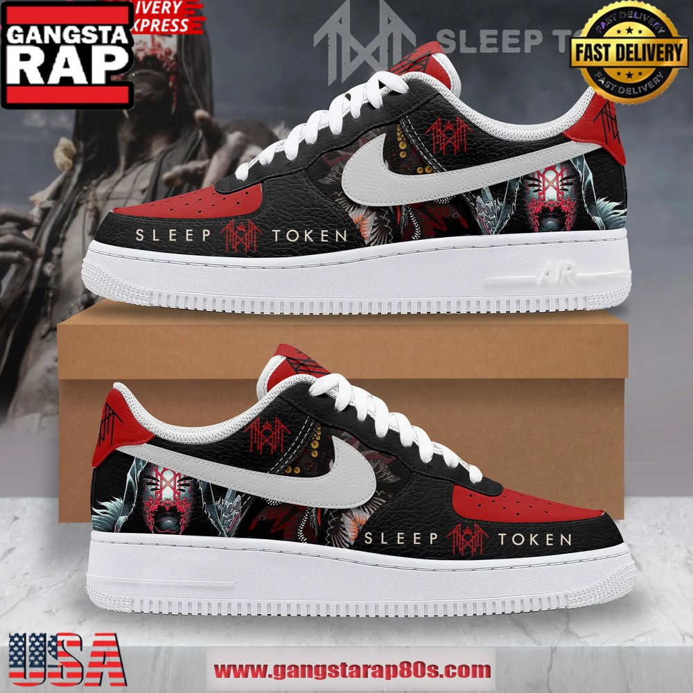 Sleep Token Band Hell Limited Edition Air Force 1 Running Sneakers Shoes