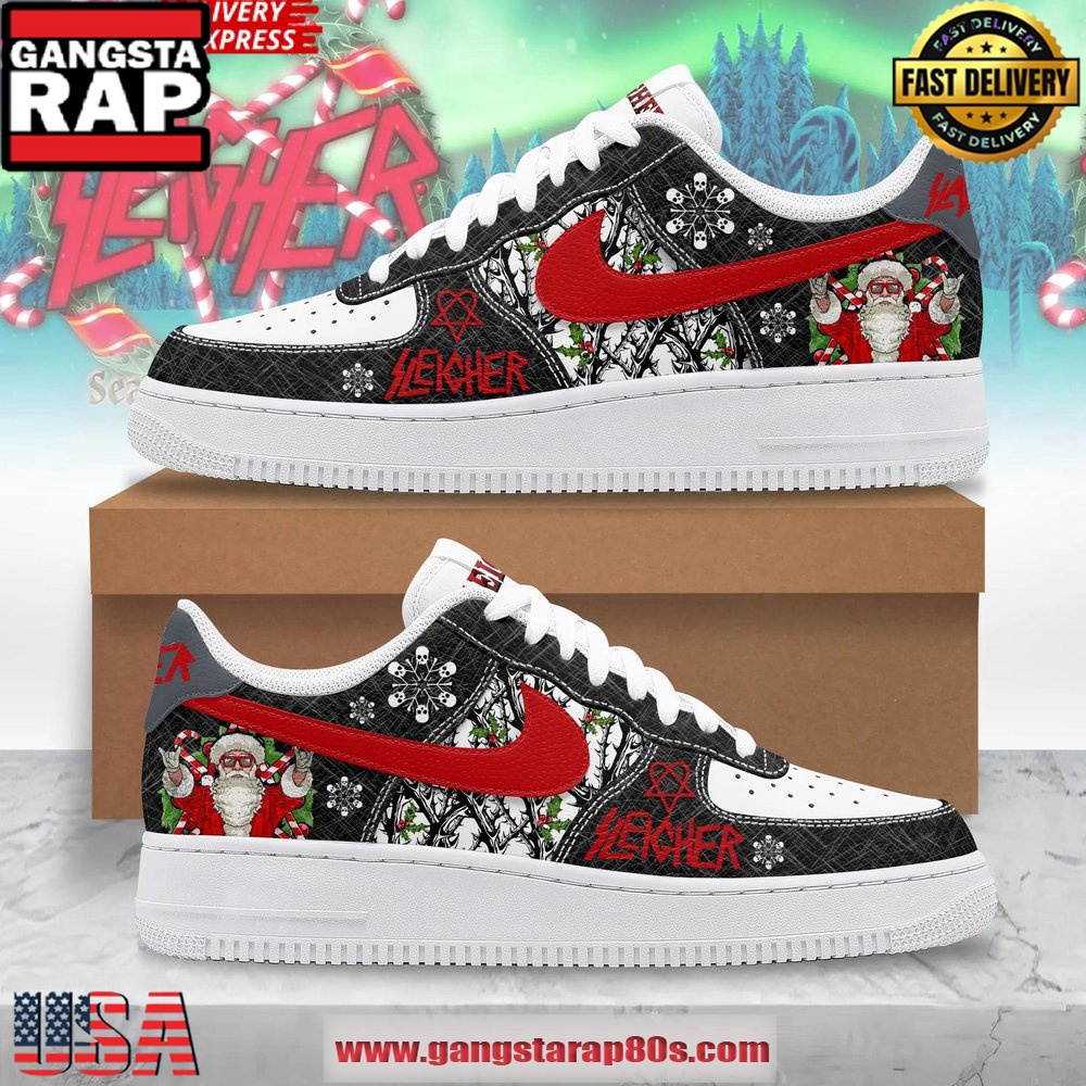 Sleigher Christmas Limited Edition Air Force 1 Running Sneakers Shoes