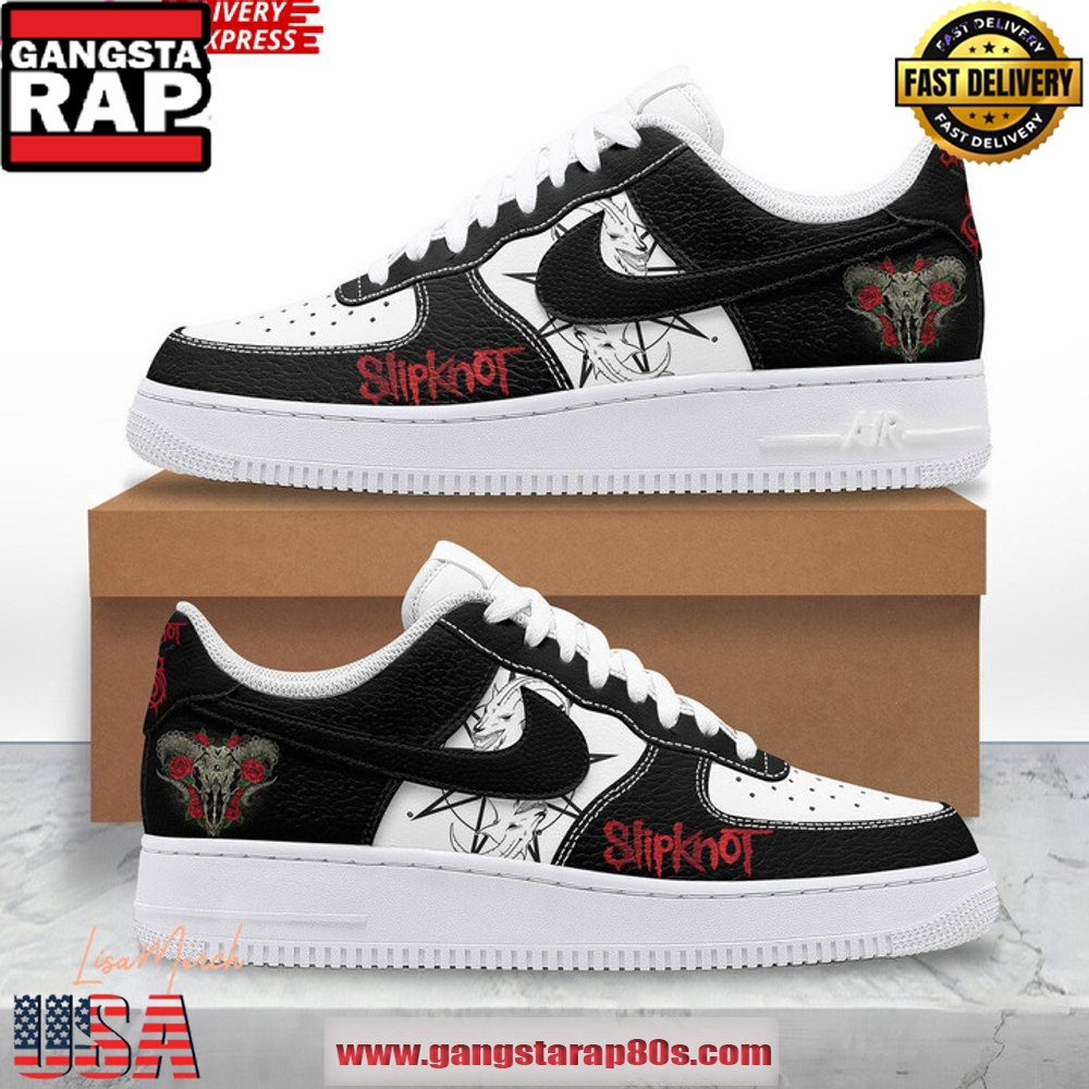 Slipknot 25th Anniversary Edition Air Force 1 Running Sneakers Shoes