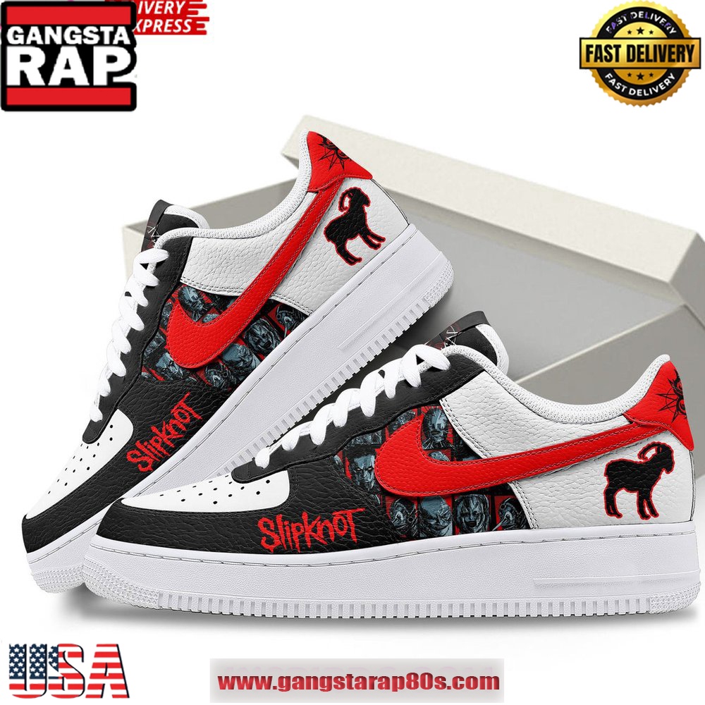 Slipknot Goat Special Edition Air Force 1 Running Sneakers Shoes