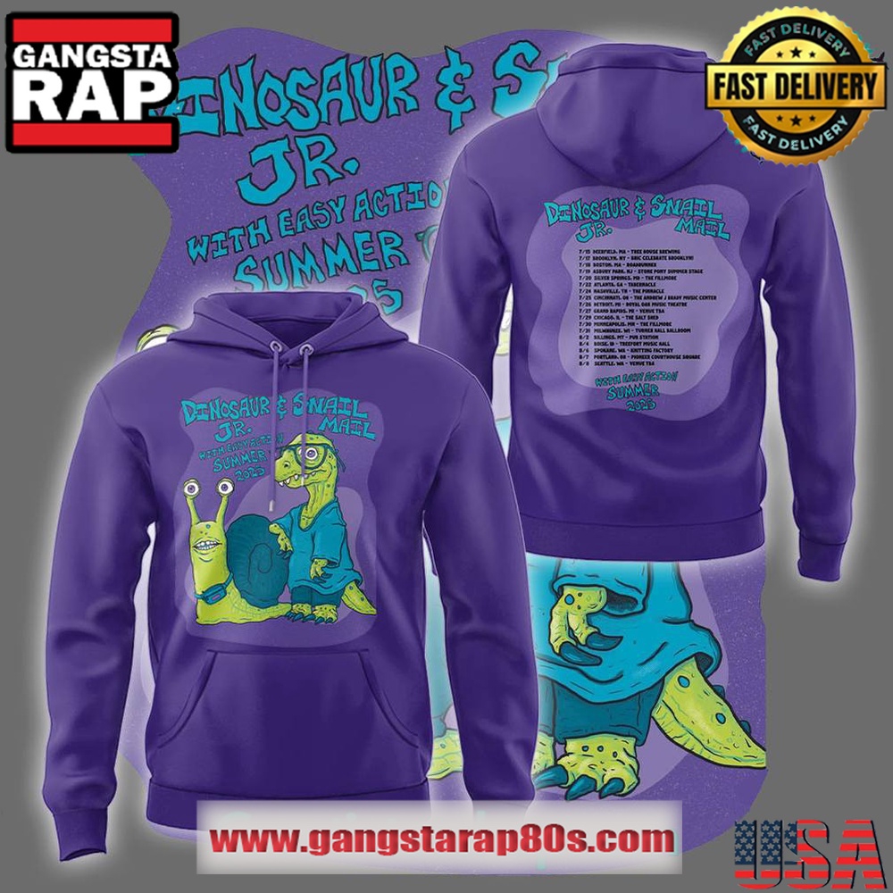 Snail Mail x Dinosaur Jr Tour 2025 Special Unisex Hoodie