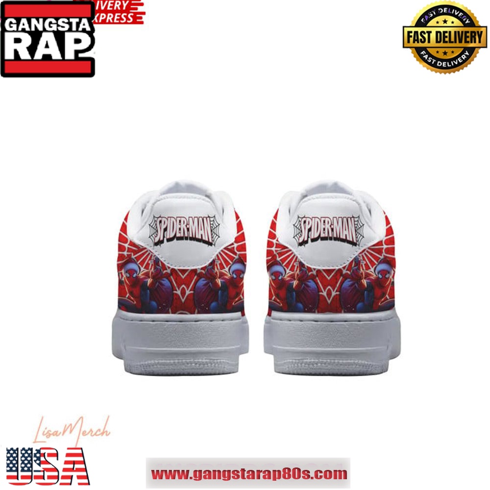 Spider-Man Christmas Holiday Limited Edition Air Force 1 Running Sneakers Spider-Man Christmas Holiday Limited Edition Air Force 1 Running Sneakers