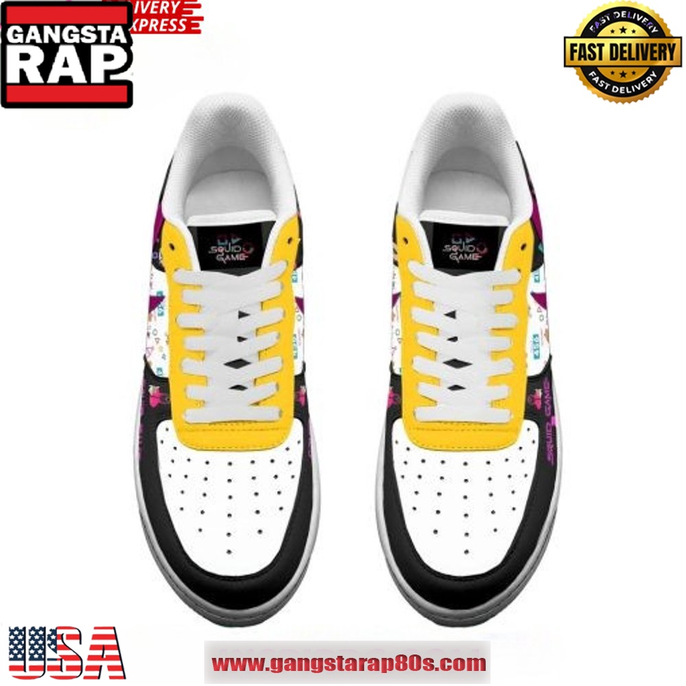 Squid Game Limited Edition Air Force 1 Shoes Running Sneakers Squid Game Limited Edition Air Force 1 Shoes Running Sneakers