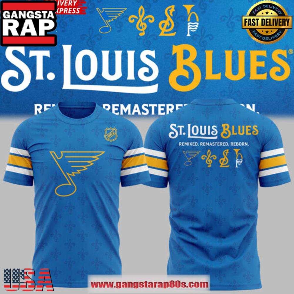 St. Louis “Blues Remixed Remastered Reborn” Special Unisex T-Shirt
