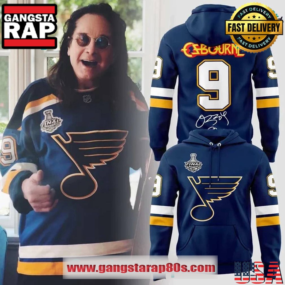 St. Louis Blues x Ozzy Osbourne Thank You For The Memories Unisex Hoodie