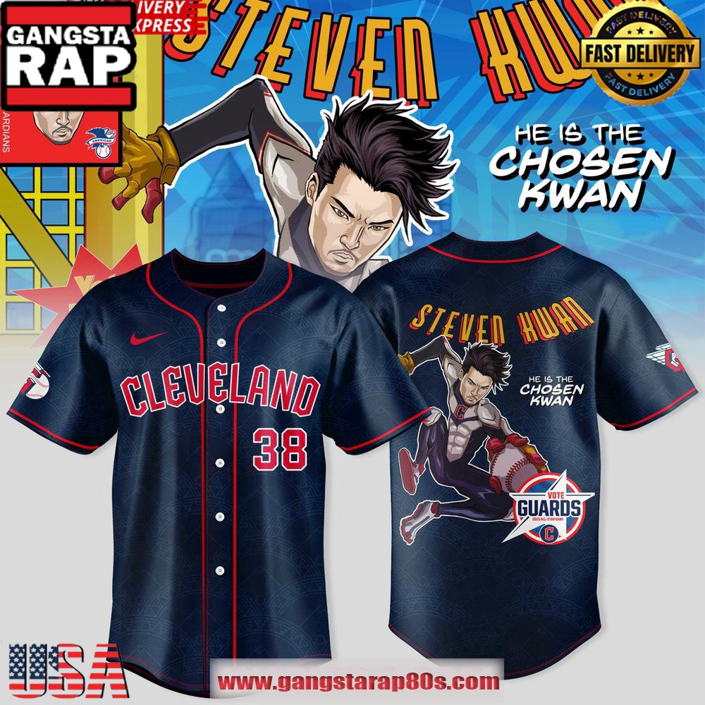 Steven Kwan x Guardian Power All-Star Edition Baseball Jersey Shirt