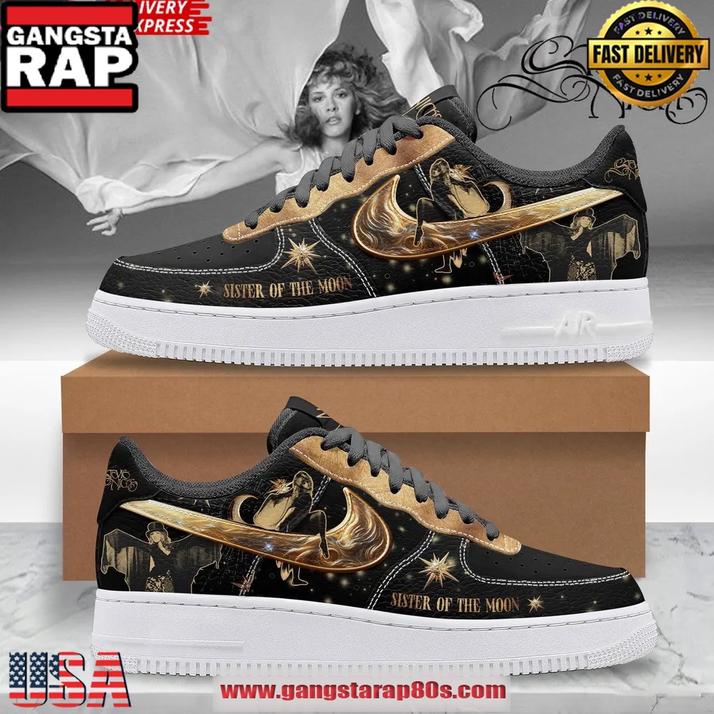 Stevie Nicks Sister Of The Moon Special Edition Air Force 1 Sneakers Shoes