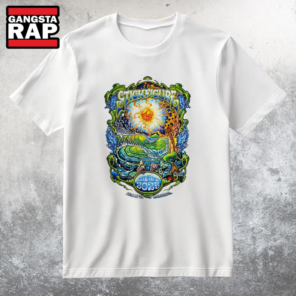 Stick Figure At MidFlorida Credit Union Amphitheatre On Jul 3 2025 T Shirt