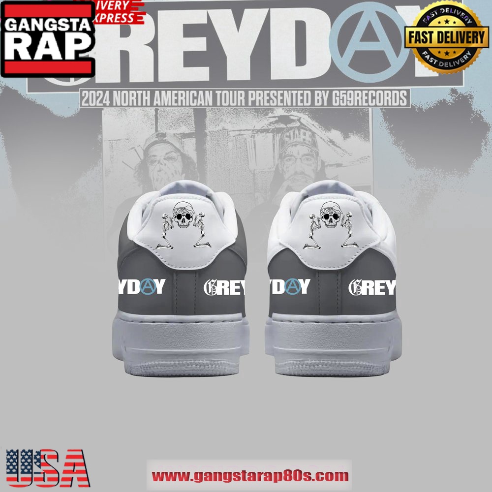 Suicideboy$ Grey Day Limited Edition Air Force 1 Running Sneakers Shoes Suicideboy$ Grey Day Limited Edition Air Force 1 Running Sneakers Shoes