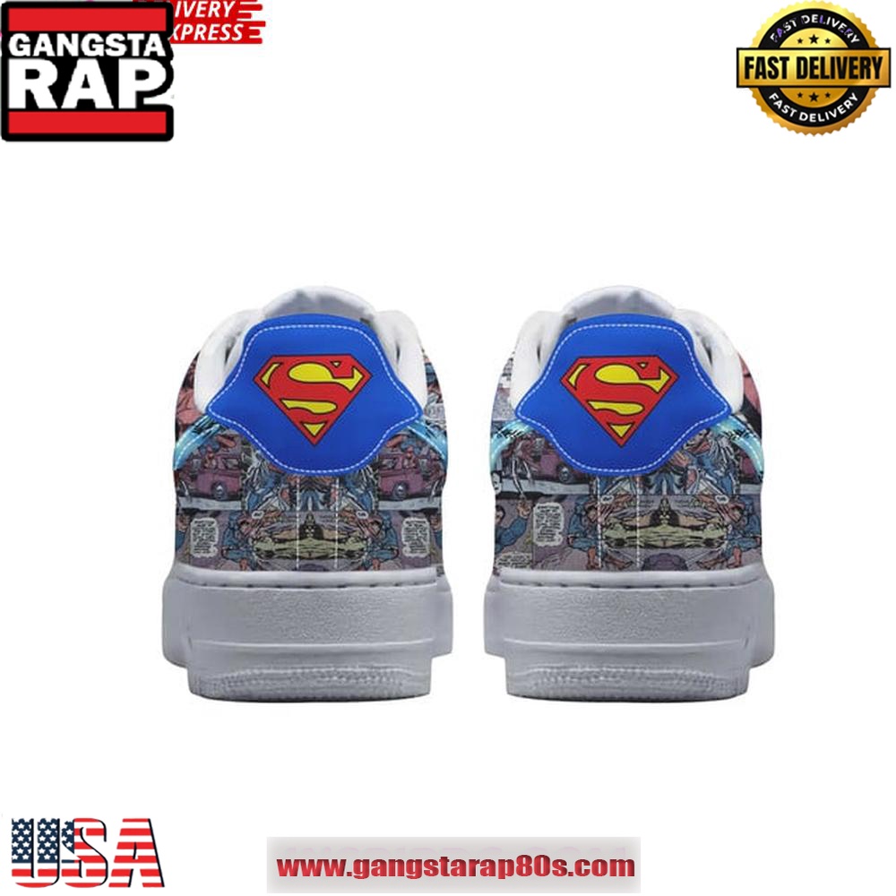 Superman The American Way Limited Edition Air Force 1 Shoes Running Sneakers Superman The American Way Limited Edition Air Force 1 Shoes Running Sneakers