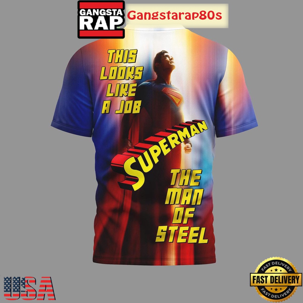 Superman The Man Of Steel Special Edition T-Shirt Superman The Man Of Steel Special Edition T-Shirt