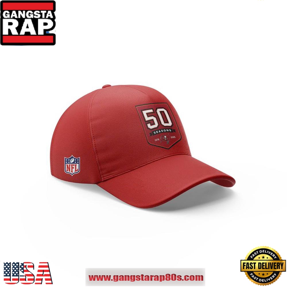 Tampa Bay Buccaneers Celebration 50th Season Special Edition Classic Cap Hats