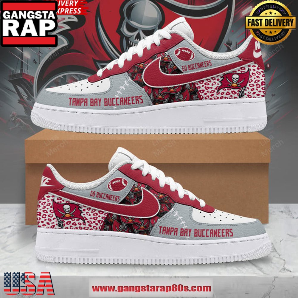 Tampa Bay Buccaneers Limited Edition Air Force 1 Running Sneakers Shoes Tampa Bay Buccaneers Limited Edition Air Force 1 Running Sneakers Shoes