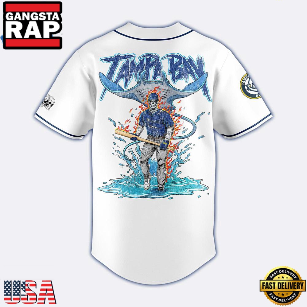 Tampa Bay Rays Dead Threads Night Limited Premium Edition Baseball Jersey Tampa Bay Rays Dead Threads Night Limited Premium Edition Baseball Jersey