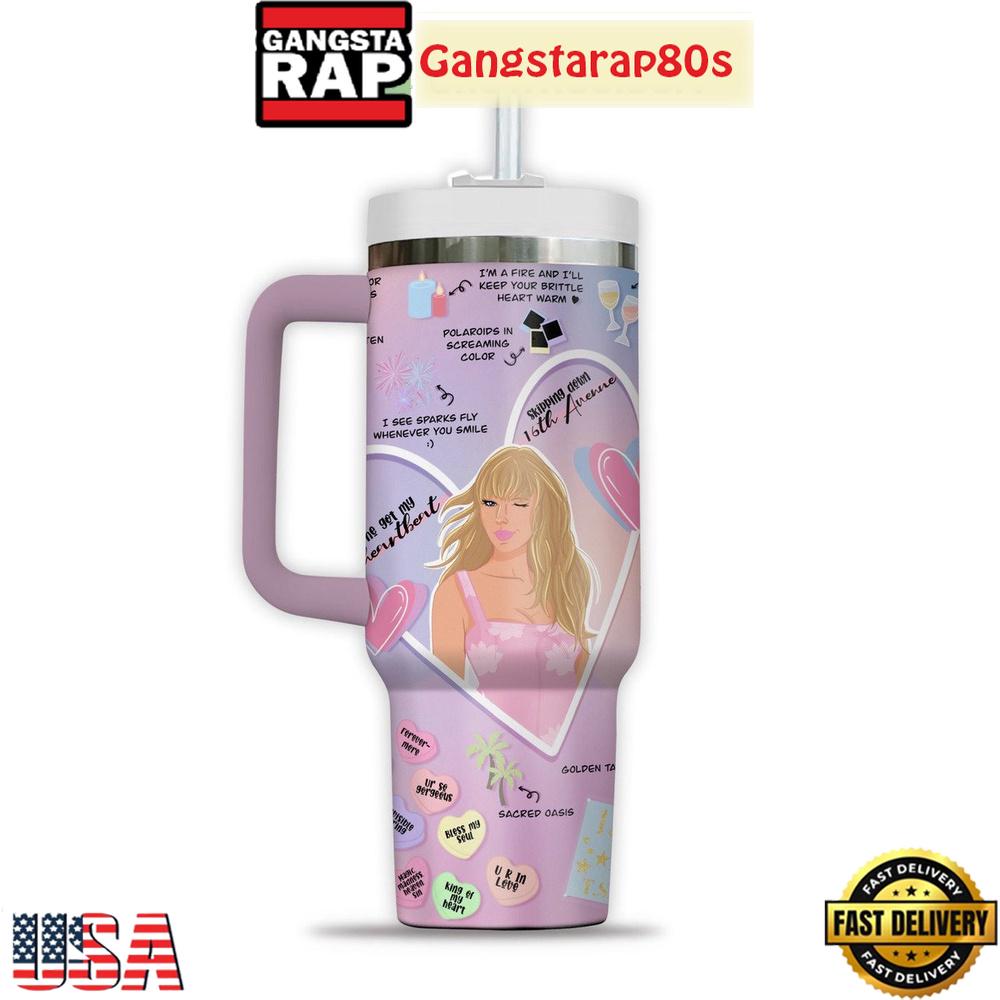 Taylor Swift Cupid Made Me Do Valentine Tumbler Cup 40oz Taylor Swift Cupid Made Me Do Valentine Tumbler Cup 40oz