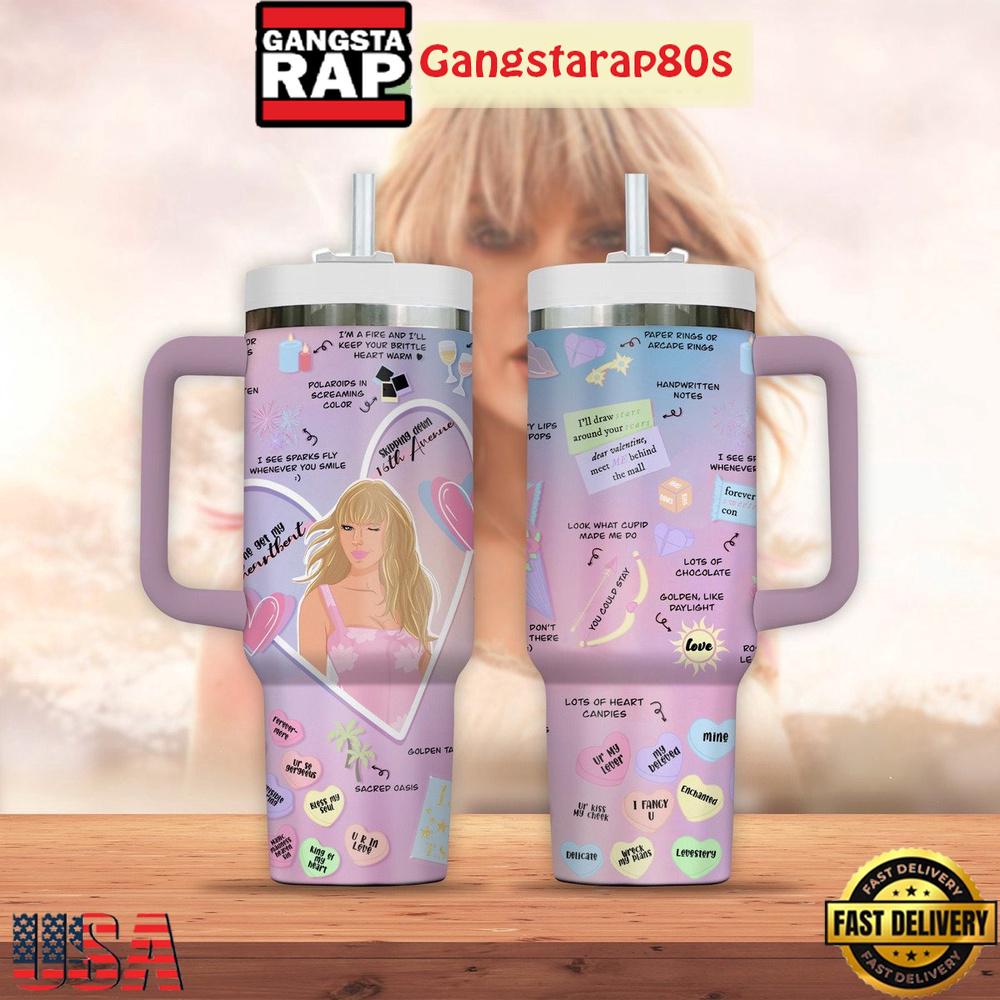 Taylor Swift Cupid Made Me Do Valentine Tumbler Cup 40oz Taylor Swift Cupid Made Me Do Valentine Tumbler Cup 40oz