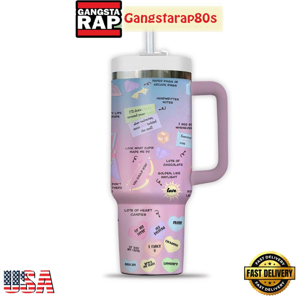 Taylor Swift Cupid Made Me Do Valentine Tumbler Cup 40oz Taylor Swift Cupid Made Me Do Valentine Tumbler Cup 40oz