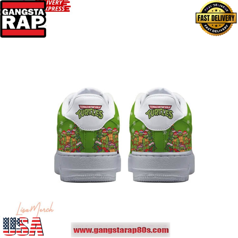 Teenage Mutant Ninja Turtles Happy Holiday Limited Edition Air Force 1 Running Sneakers Teenage Mutant Ninja Turtles Happy Holiday Limited Edition Air Force 1 Running Sneakers