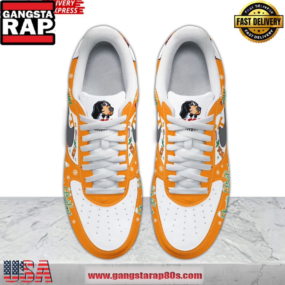 Tennessee Volunteers Merry Christmas Limited Air Force 1 Running Sneakers Shoes Tennessee Volunteers Merry Christmas Limited Air Force 1 Running Sneakers Shoes