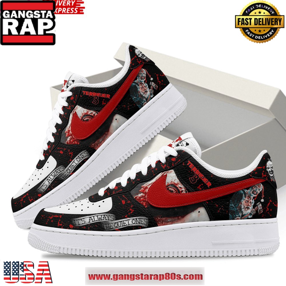 Terrifier 3 Limited Edition Air Force 1 Running Sneakers Shoes Terrifier 3 Limited Edition Air Force 1 Running Sneakers Shoes