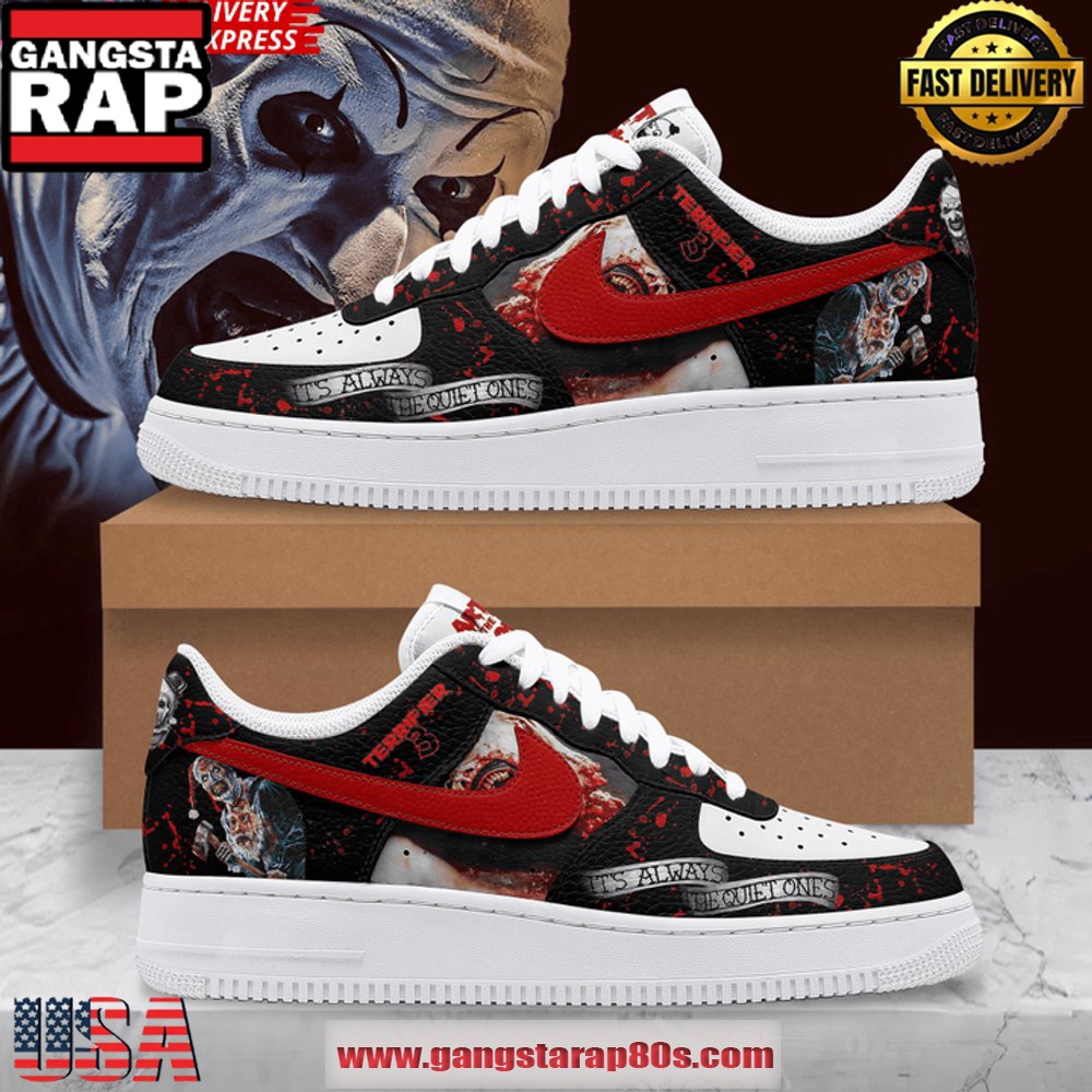 Terrifier 3 Limited Edition Air Force 1 Running Sneakers Shoes Terrifier 3 Limited Edition Air Force 1 Running Sneakers Shoes