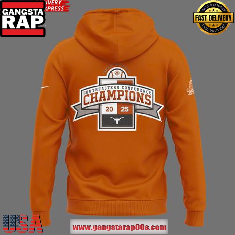 Texas Longhorns Sec Regular Season Title Special Orange Unisex Hoodie Texas Longhorns Sec Regular Season Title Special Orange Unisex Hoodie