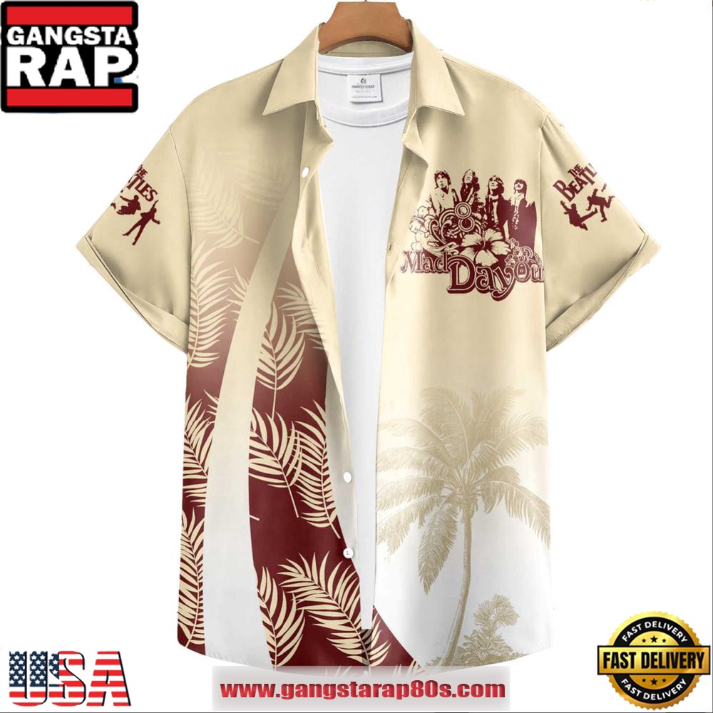 The Beatles Mad Day Out Hot Summer Hawaiian Shirt