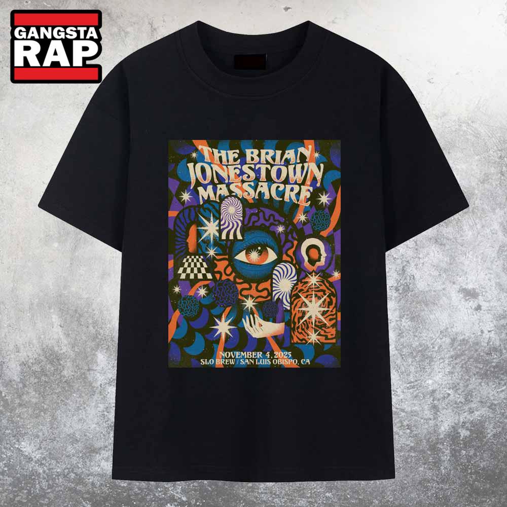 The Brian Jonestown Massacre 11-4-2025 SLO Brew In San Luis Obispo CA T Shirt