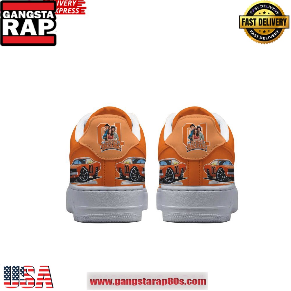 The Dukes of Hazzard General Lee Limited Edition Air Force 1 Running Sneakers Shoes The Dukes of Hazzard General Lee Limited Edition Air Force 1 Running Sneakers Shoes
