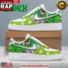 The Grinch Christmas Holiday Limited Edition Air Force 1 Running Sneakers