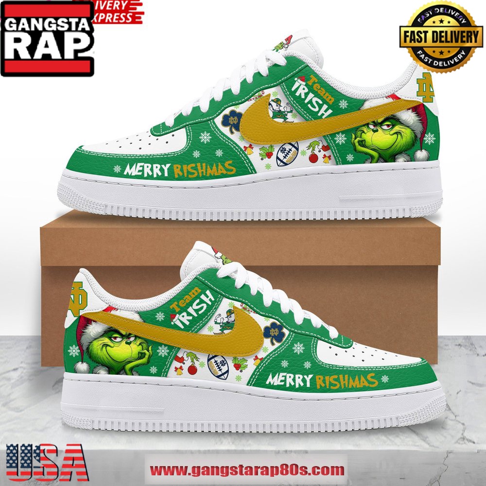 The Grinch x Notre Dame Fighting Irish Limited Air Force 1 Running Sneakers