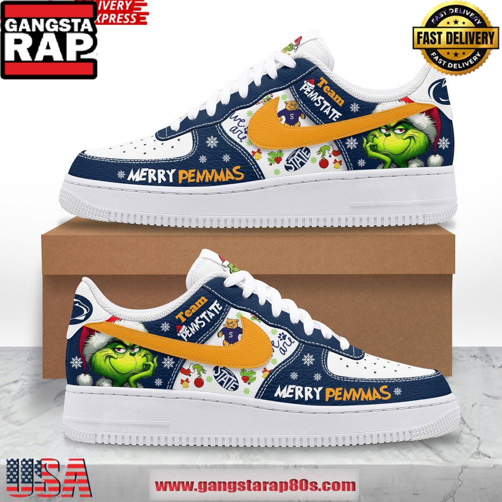 The Grinch x Penn State Nittany Lions Air Force 1 Running Sneakers