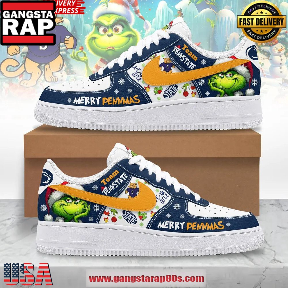 The Grinch x Penn State Nittany Lions Air Force 1 Running Sneakers