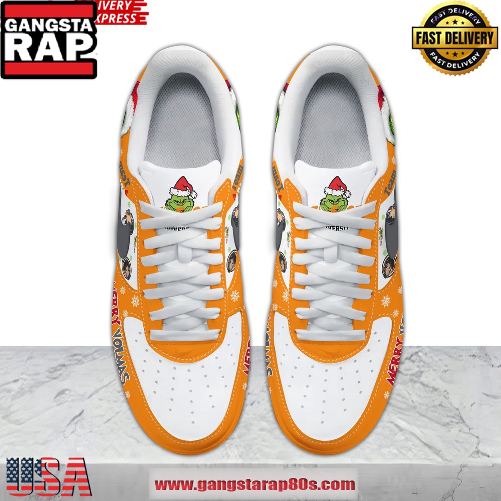 The Grinch x Tennessee Volunteers Limited Air Force 1 Running Sneakers The Grinch x Tennessee Volunteers Limited Air Force 1 Running Sneakers