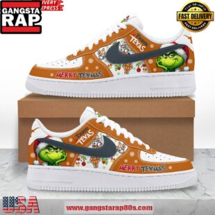 The Grinch x Texas Longhorns Limited Edition Air Force 1 Running Sneakers