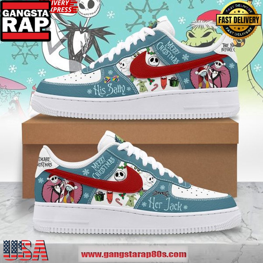 The Nightmare Before Christmas Special Edition Air Force 1 Running Sneakers The Nightmare Before Christmas Special Edition Air Force 1 Running Sneakers