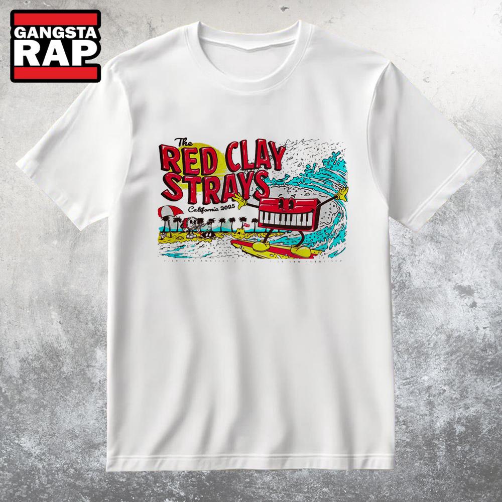 The Red Clay Strays Jul 20 2025 Greek Theatre in Los Angeles CA T Shirt