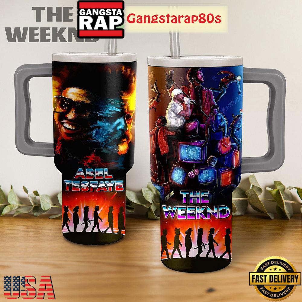 The Weeknd Abel Tesfaye Tumbler Cup 40oz