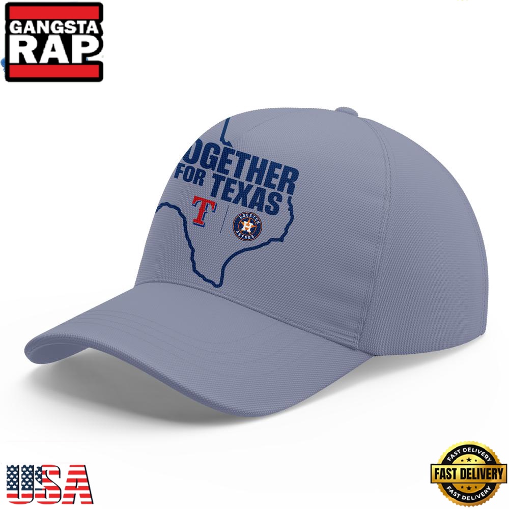 Together for Texas 2025 Limited Premium Edition Grey Classic Cap Hats