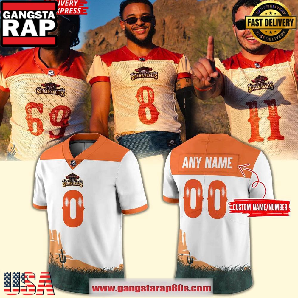 Tucson Sugar Skulls 2025 Western Night Custom Football Jersey