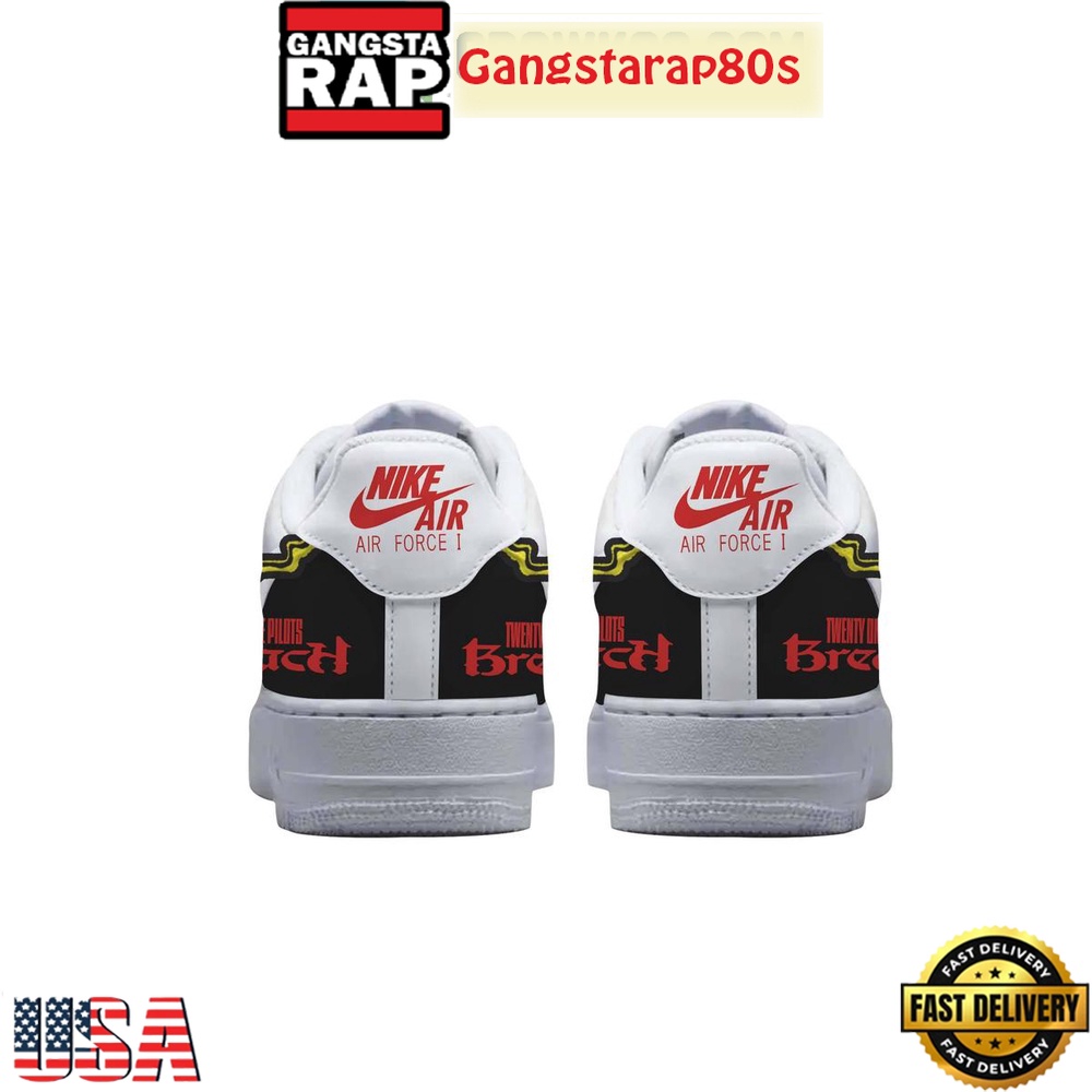 Twenty One Pilots Breach Album Air Force 1 Sneakers Shoes