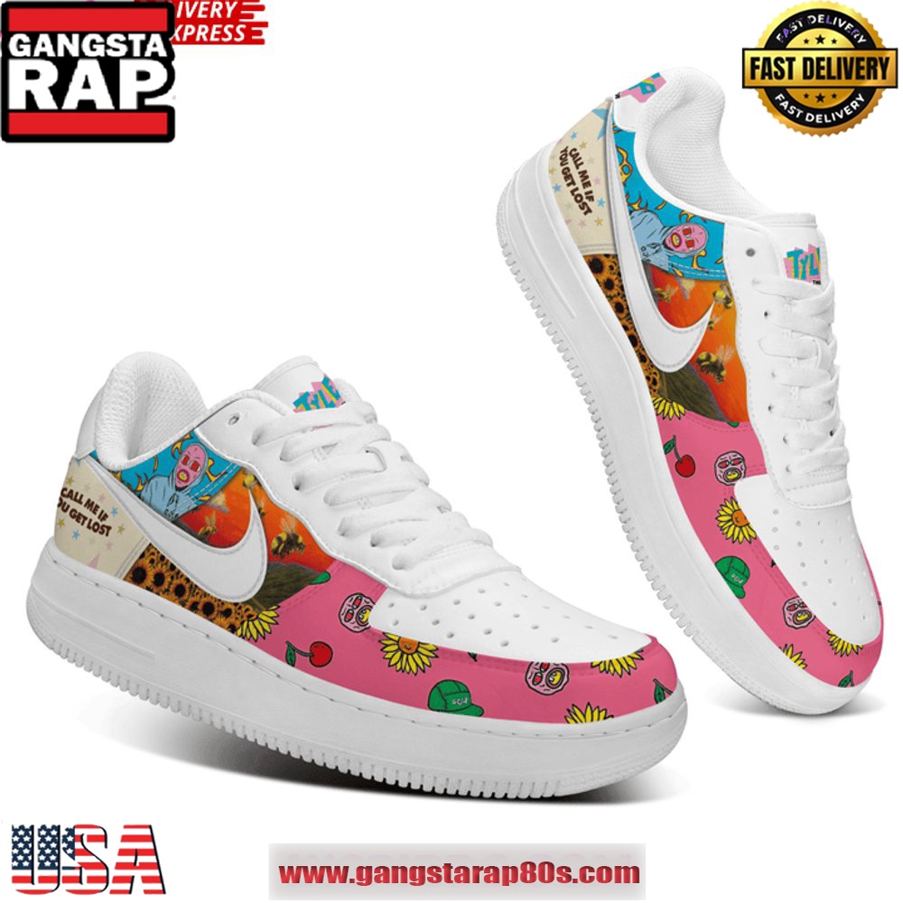 Tyler The Creator Call Me If You Get Lost Limited Air Force 1 Running Sneakers Tyler The Creator Call Me If You Get Lost Limited Air Force 1 Running Sneakers