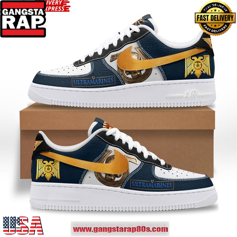 Ultramarines Limited Edition Air Force 1 Sneakers Shoes Ultramarines Limited Edition Air Force 1 Sneakers Shoes