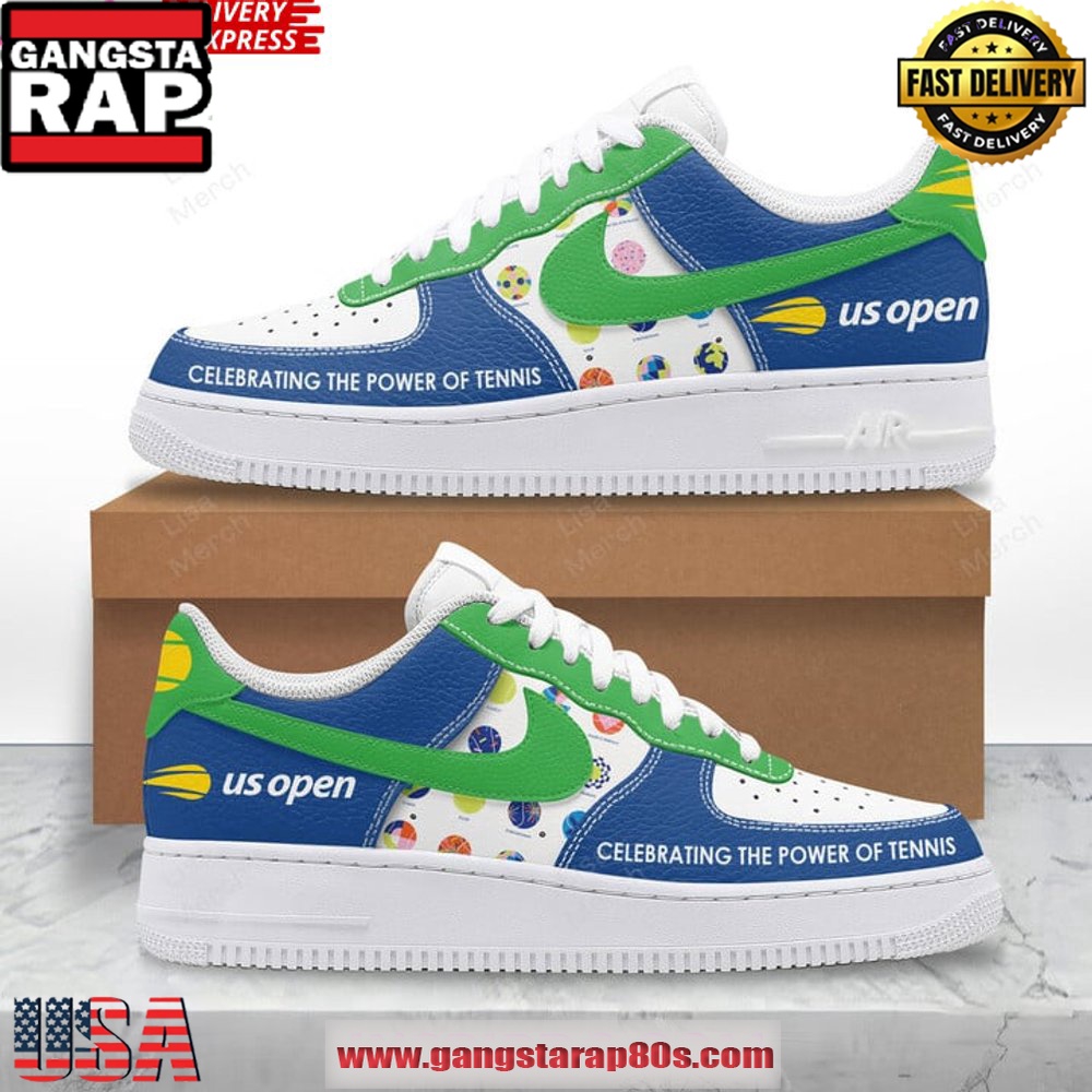 US Open Tennis Limited Edition Air Force 1 Running Sneakers Shoes US Open Tennis Limited Edition Air Force 1 Running Sneakers Shoes