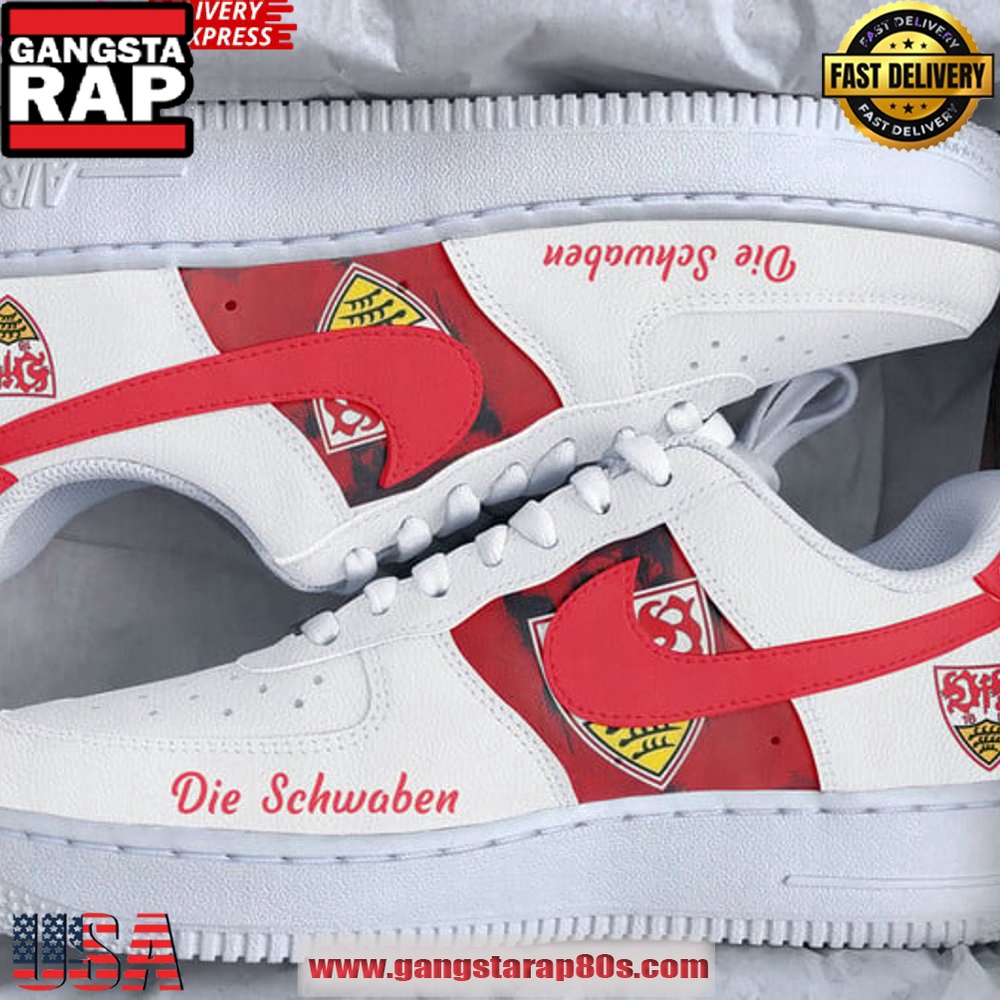 VfB Stuttgart Die Schwaben Air Force 1 Running Sneakers Shoes VfB Stuttgart Die Schwaben Air Force 1 Running Sneakers Shoes