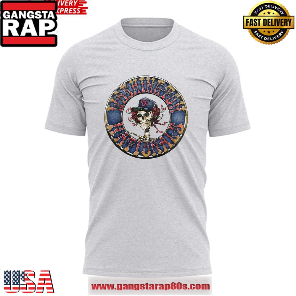 Washington Nationals Grateful Dead Tribute Night 2025 T-Shirt