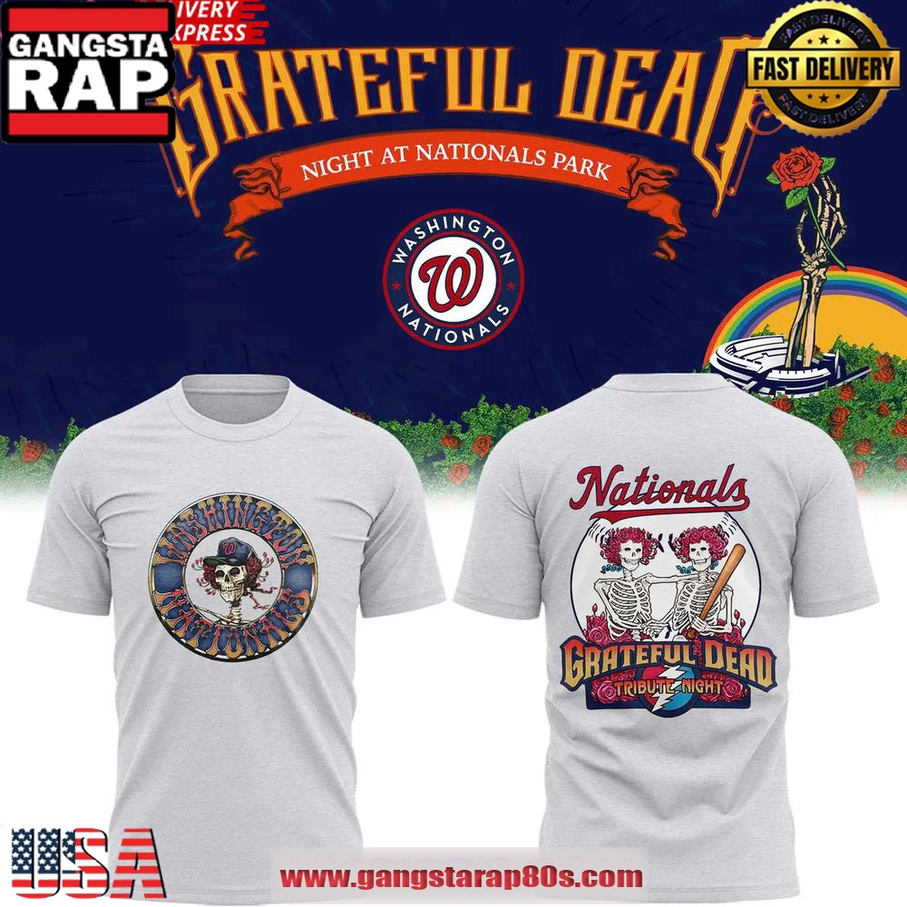 Washington Nationals Grateful Dead Tribute Night 2025 T-Shirt